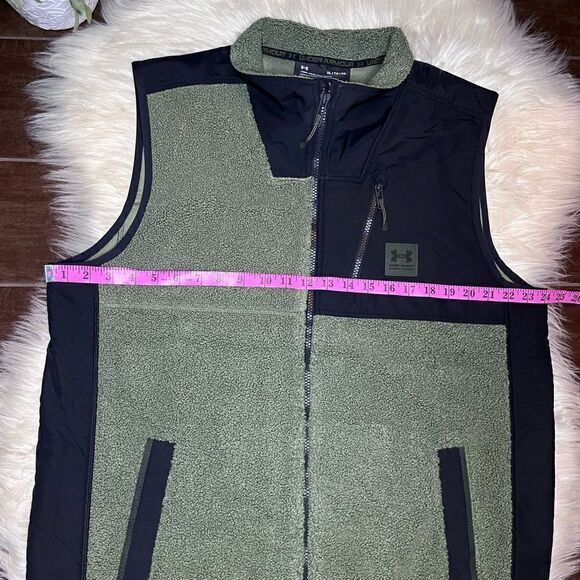 Under Armour Mission Boucle Vest olive green/black sz XL - Picture 8 of 9